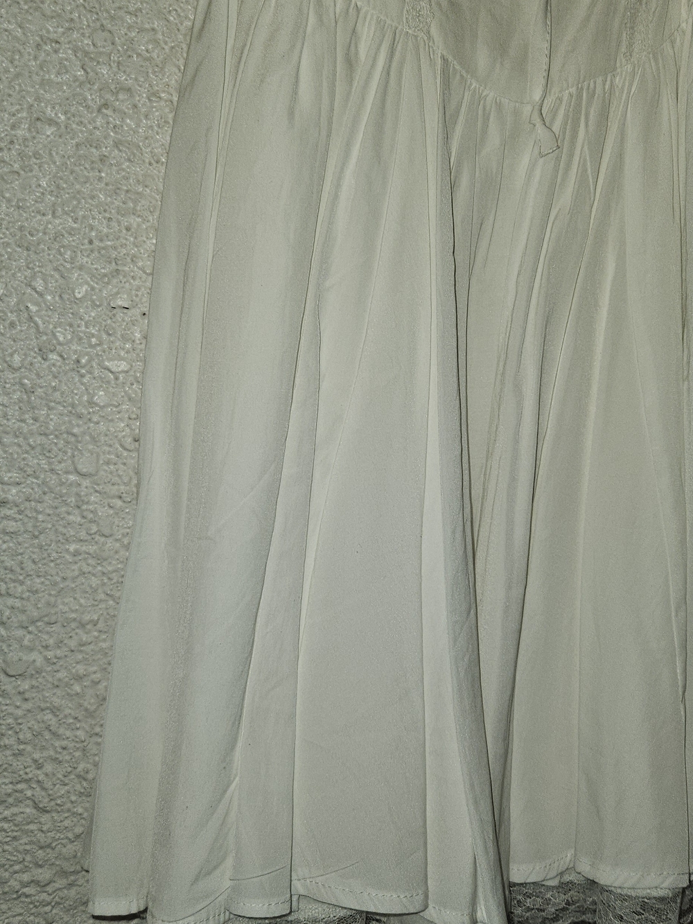 White Ruffled Sleeve Summer Dress - Picture 6 of 9